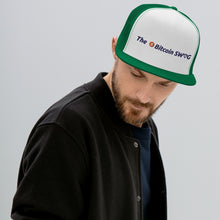 Load image into Gallery viewer, The Bitcoin Swag Trucker Cap