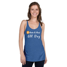 Load image into Gallery viewer, Bitcoin & Rose All Day Racerback Tank (Super light)