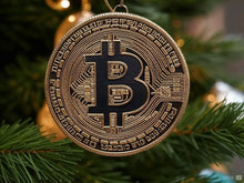 Load image into Gallery viewer, Bitcoin Ceramic Decoration Ornament, (1pc)
