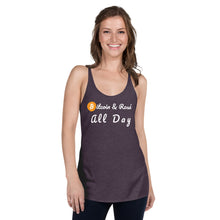Load image into Gallery viewer, Bitcoin &amp; Rose All Day Racerback Tank (Super light)
